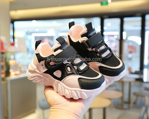 Baskets pour enfants nouvelles chaussures noires d'été pour garçons maille chaussures de bébé à semelle souple pour filles décontractées - Product Image 2