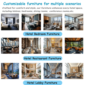 कस्टम बुटीक होटल बेडरूम फर्नीचर सेट आरामदायक और गर्म लकड़ी डिजाइन होटल के लिए आरामदायक और गर्म लकड़ी डिजाइन - Product Image 4