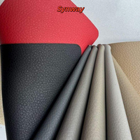 Cuir PVC 1,2 mm avec support tricoté, cuir PU imperméable et résistant à l'usure pour l'intérieur de voiture, meubles, canapé, couleur personnalisée