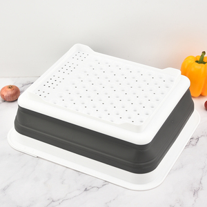 <span class=keywords><strong>Escurridor</strong></span> de platos de cocina de plástico cuadrado de alta calidad, <span class=keywords><strong>escurridor</strong></span> de tazas, <span class=keywords><strong>vajilla</strong></span> seca, soporte para cuencos, <span class=keywords><strong>escurridor</strong></span> plegable de secado - Product Image 5