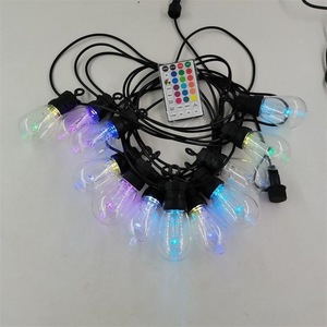 Solar <b>Led</b> <b>Light</b> Strings 14 Bulbs Outdoor Garden Patio Decoration With Solar Panel And stakes - Product Image 3