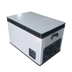 OSATE 12V 24V 220Vコンパクトポータブルカー冷蔵庫、デジタルディスプレイ付き屋外旅行用