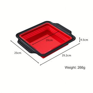Moules à brownie en silicone antiadhésifs pour gâteaux, pains, tartes, lasagnes avec démoulage facile, forme carrée durable - Product Image 2