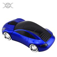 Souris optique sans fil en forme de voiture 3D Souris de jeu USB avec récepteur pour PC portable
