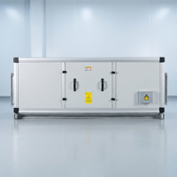 Système de ventilation à récupération d'énergie HVAC, grand volume d'air 6000m3/h, échangeur de chaleur industriel et commercial pour bureaux, écoles