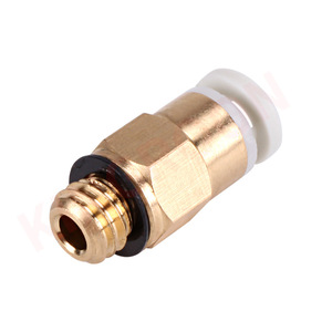 Conector neumático Reprap, tubo de 4x2mm con rosca M6 para extrusor remoto, accesorio para impresora 3D - Product Image 2