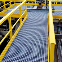 Panneaux de grille moulés en fibre de verre FRP GRP, personnalisés, multicolores, 38x38mm, pour plateformes de drainage, clôtures et passerelles