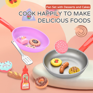 Ensemble de jouets pour enfants, Simulation de cuisine Miniature, ustensiles de cuisine, <span class=keywords><strong>casserole</strong></span> de cuisine, maison de jeu, <span class=keywords><strong>jouet</strong></span> pour fille - Product Image 6
