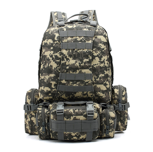 B08 Stock <b>55L</b> Outdoor Hunting Camping Combat Molle Attach Pouches Detachable Tactical <b>Backpacks</b> ACU Camouflage Colors - Product Image 1