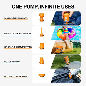 <span class=keywords><strong>Pompe</strong></span> à air portable <span class=keywords><strong>pour</strong></span> articles gonflables avec batterie et lampe de camping, <span class=keywords><strong>mini</strong></span> équipement de camping électrique de poche <span class=keywords><strong>pour</strong></span> <span class=keywords><strong>matelas</strong></span> pneumatique - Product Image 4