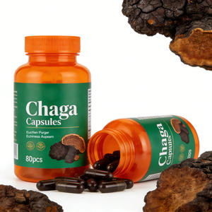 Cápsulas de Chaga Orgánica, Concentrado Puro, Recetas Personalizadas, Marca Privada, ODM, OEM, Certificación HALAL, KOSHER y USDA - Product Image 3