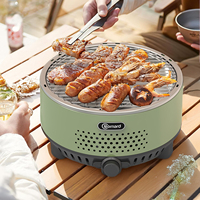 Barbecue portable en acier inoxydable de style coréen moderne de haute qualité avec conception sans fumée pour la cuisine en plein air et le camping