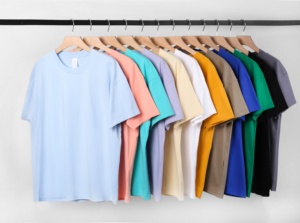 เสื้อยืดคอกลมแขนสั้นทรงหลวม ยูนิเซ็กซ์ ผ้าคอตตอนหวีเนื้อหนา 230GSM รุ่นพื้นฐานสำหรับใส่ทุกวัน - Product Image 2