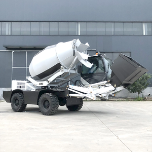 High Efficiency <b>Plastic</b> Semi Dry Concrete Mixer Concrete Mixer Self Loading <b>Cement</b> Mixer MachineSmall Concrete Mixer Truck - Product Image 4