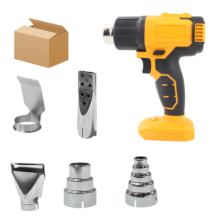 Pistolet à air chaud modèle A, ensemble de 5 pièces/pour batteries DeWALT