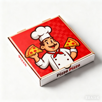 Emballage alimentaire en carton imprimé sur mesure, boîte de vente au détail pour pizza surgelée de 8, 10 et 12 pouces