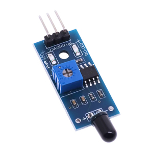LM393 rnsbot โมดูลเซ็นเซอร์ตรวจจับเปลวไฟแบบ3/4ขาโมดูลตัวรับอินฟราเรด - Product Image 2