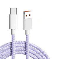 Câble USB C Type C 20W avec gaine en PVC, charge rapide 3A et blindage tressé pour Huawei, Samsung et autres appareils