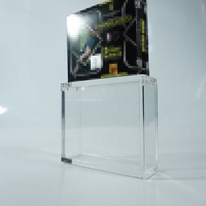 Thickness Polished Surface Custom Clear Acrylic Display Box Pre-Assembled Vertical <b>Desktop</b> Decoration - Product Image 2