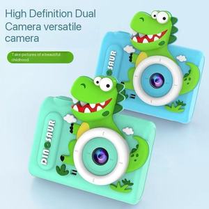 Appareil photo numérique pour enfants X36S Mini double objectif 1080P, adorable dinosaure de dessin animé, cadeau numérique, prix, jouet selfie, imagerie CMOS, MP3, prend en charge la carte MicroSD - Product Image 1
