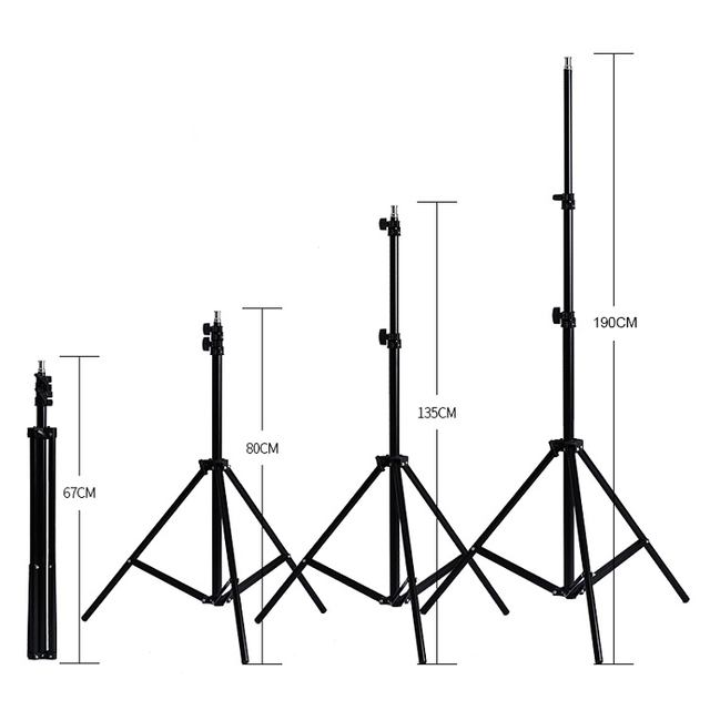 2m Mobile Phone Live Stand Fill Light Microphone Phone Bracket Floor Tripod Light Stand Photography Light Stand