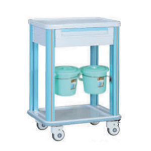 Chariot de perfusion ABS, chariot de soins infirmiers pour le changement de pansements et les urgences, chariot multifonctionnel pour la distribution de médicaments aux infirmières, intégré - Product Image 3