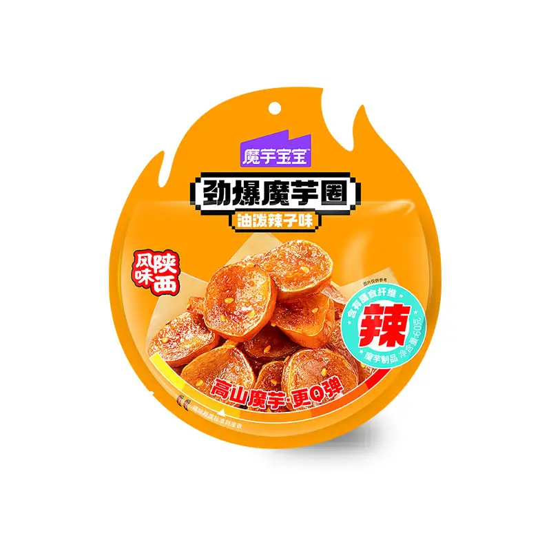 Free sample 60g Shaanxi spicy konjac chips low fat low calorie detoxification and weight loss high-quality snack konjac
