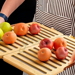 Plato antideslizante enrollable multifuncional versátil, nueva cocina plegable, alfombrilla grande de secado rápido, estante de piedra de diatomita para mostrador - Product Image 2