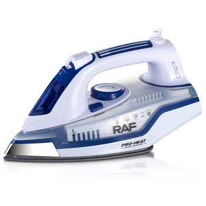 Plancha de Vapor Eléctrica RAF de Diseño Moderno, 2400w, Estación de Vapor Profesional, Suela de Cerámica, 400ml de Agua para Autolimpieza, Logotipo Personalizado - Product Image 1