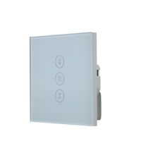 Interruptor Inteligente para Cortinas, Compatible con WiFi y la Aplicación Smart Life, Control Táctil, 220V 10A, Motorizado Inalámbrico para el Hogar, UE y Reino Unido