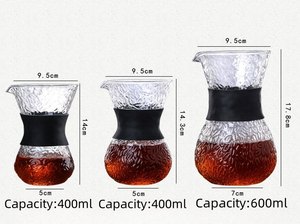 Bộ pha cà phê thủ công kiểu Trung Đông DAJI HYDRO, chất liệu thủy tinh borosilicate dày, chịu nhiệt, dùng được cho trà và cà phê - Product Image 4