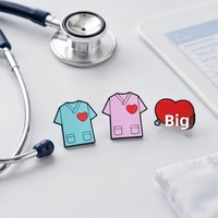 Accessoires pour stéthoscope en silicone de qualité alimentaire personnalisés, housse de protection souple avec style de dessin animé et logo imprimé, cadeaux promotionnels