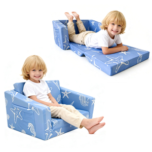 Sofá <span class=keywords><strong>Cama</strong></span> Convertible de <span class=keywords><strong>Espuma</strong></span> Comprimida Refrescante para Bebés y Niños Pequeños, Venta al Por Mayor - Product Image 1