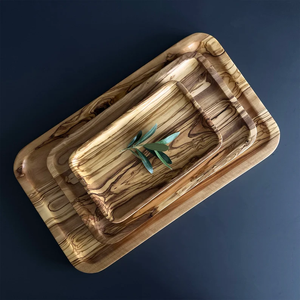 Bandeja de Madera de Olivo para Servir Alimentos - Product Image 3