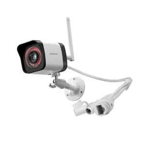 Tuya 2MP HD กลางแจ้งกล้องรักษาความปลอดภัยภายในบ้านไร้สาย Wi-Fi กล้อง IP วิสัยทัศน์กลางคืนกล้อง CCTV ทรงกระสุน1080P