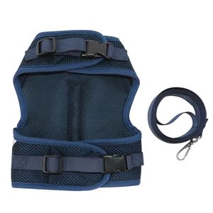Arnés de malla ajustable personalizado para mascotas, a prueba de escapes, con correa para pasear - Product Image 5