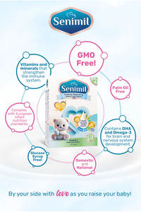 นมผงเซนิมิล 2 พรีเมียม สูตรต่อเนื่อง 400 กรัม ปราศจากน้ำมันปาล์ม เสริมด้วย DHA GOS FOS สำหรับเด็กทารกอายุ 6-12 เดือน - Product Image 2