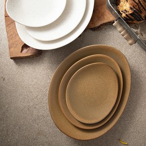 <span class=keywords><strong>Vajilla</strong></span> de Porcelana para Restaurante Juego de Platos de Cerámica para Aperitivos Plato Ovalado <span class=keywords><strong>Mate</strong></span> Estilo Nórdico para Mesa y Hogar - Product Image 2