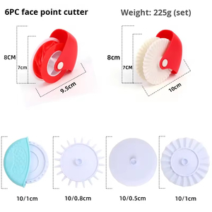 Rotella Tagliapasta per Cucina, Utensile per Arrotolare Pizza, Taglierina Manuale per <span class=keywords><strong>Tagliolini</strong></span>, in Plastica PP Ecologica Antiaderente - Product Image 2