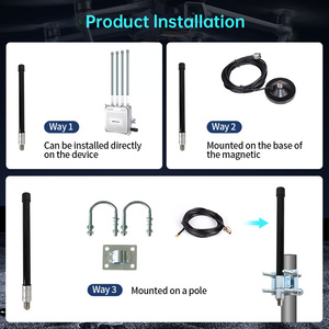 Băng tần kép 2400-2500MHz/5150-5850MHz 7/6 dBi <span class=keywords><strong>Wifi</strong></span> sợi thủy tinh ăng ten N nữ kết nối cho <span class=keywords><strong>Wifi</strong></span> <span class=keywords><strong>Router</strong></span> hotspot IP Camera - Product Image 5