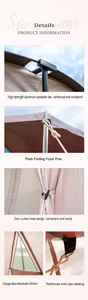 Carpa de Camping Impermeable y Resistente a los Rayos UV para 5-8 Personas, Venta al Por Mayor - Product Image 5