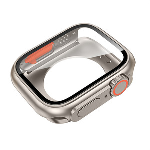 Étui de <span class=keywords><strong>protection</strong></span> d'écran dur en PC motif Leyi pour <span class=keywords><strong>Apple</strong></span> <span class=keywords><strong>Watch</strong></span> Series <span class=keywords><strong>SE</strong></span> 6 Film de verre couverture complète pour iwatch <span class=keywords><strong>40mm</strong></span> 44mm tourner vers Ultra - Product Image 5