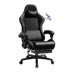 Silla Gamer, Silla de Juego con Masaje, Silla de Carreras, Silla de Juego Moderna de Aluminio con RGB, de Cuero PU Blanco, en Oferta - Product Image 2