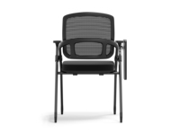 Chaise de formation pliable en maille avec tableau d'écriture, chaise de bureau polyvalente pour réunions, pour commandes en gros