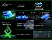 I9-12900H RTX3060 Ordinateur portable de jeu i9 Ordinateur pour les jeux