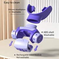 Entrenador de Músculos Respiratorios S1P Inhale Exhale Dual, con 8 Niveles de Resistencia Ajustable, para Mejorar la Capacidad Pulmonar, Fitness Inteligente, Venta al Por Mayor