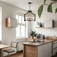 Plafonnier encastré moderne, lampe LED ronde en fer à 3 couleurs et intensité variable pour salon et chambre
