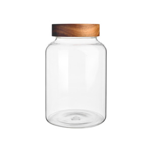 Yuvarlak Cam Baharat Kavanozları Seti, Hava Geçirmez Spiral Kapaklı, Çevre Dostu Çok Amaçlı Saklama Kapları, Mutfak Kullanımı İçin, Japandi Tasarım - Product Image 2