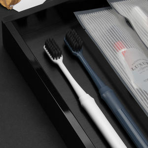 Kit de brosses à dents et dentifrice jetables avec logo personnalisé, savon rond 15g, articles de toilette écologiques <span class=keywords><strong>pour</strong></span> chambres d'hôtel - Product Image 3