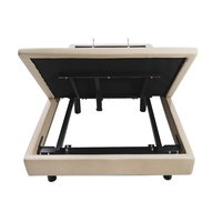 NOUVEAU Cadre de lit électrique intelligent moderne et réglable, avec fonction massage et télécommande sans fil, capacité de charge de 750 lbs, idéal pour appartement